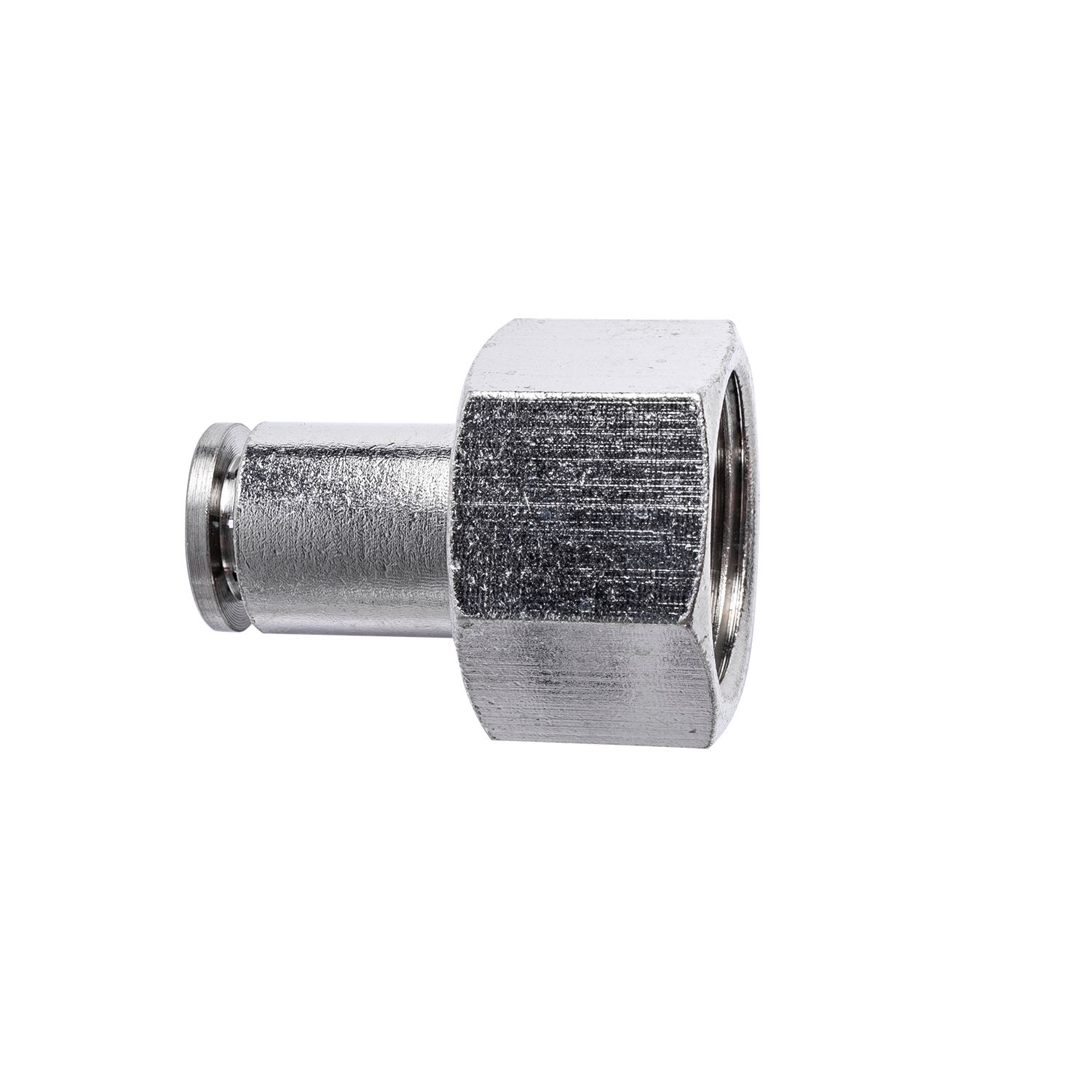 Metal Pu Fitting Straight 8mm 1/2' F